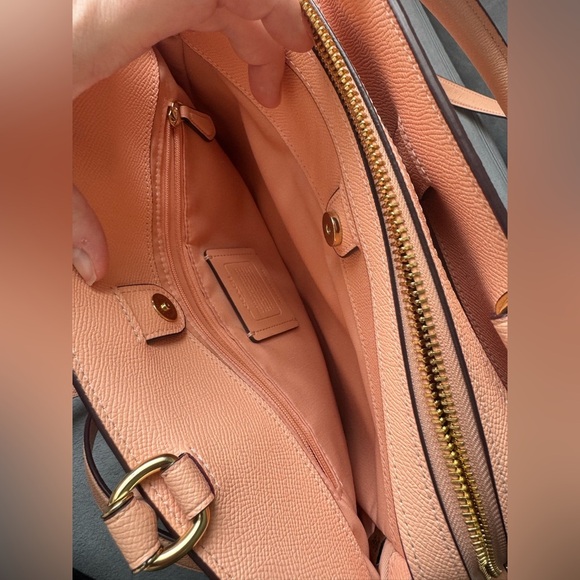 Coach Peach Leather Purse - Picture 14 of 16